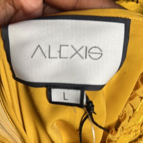 Alexis Yellow Mini Dress - Picture 9 of 13